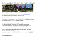 Desktop Screenshot of elektrofahrrad.ch